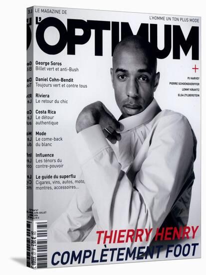L'Optimum, June-July 2004 - Thierry Henry Porte un Blouson Nike-Mike Thomas-Stretched Canvas