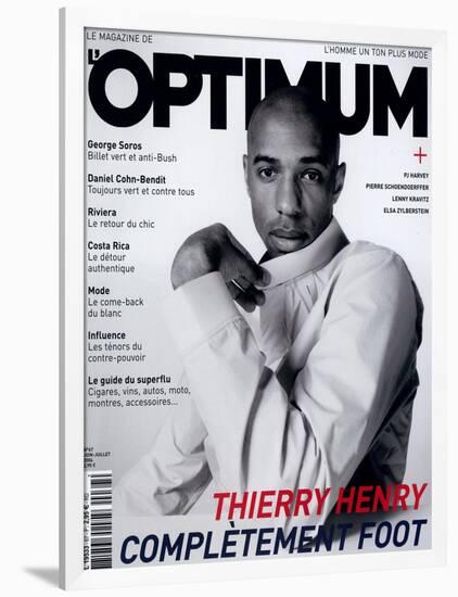 L'Optimum, June-July 2004 - Thierry Henry Porte un Blouson Nike-Mike Thomas-Framed Art Print