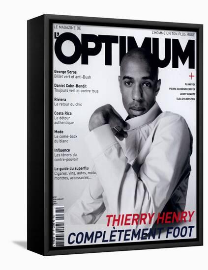 L'Optimum, June-July 2004 - Thierry Henry Porte un Blouson Nike-Mike Thomas-Framed Stretched Canvas