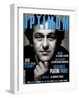 L'Optimum, March 1998 - Michel Platini Avant La Juventus Le Mundial 1982-Arnault Joubin-Framed Art Print