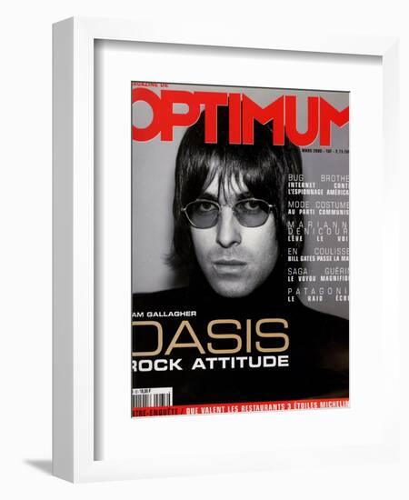 L'Optimum, March 2000 - Liam Gallagher-Nicolas Hidiroglou-Framed Art Print