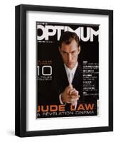 L'Optimum, March 2001 - Jude Law-Richard Phibbs-Framed Art Print