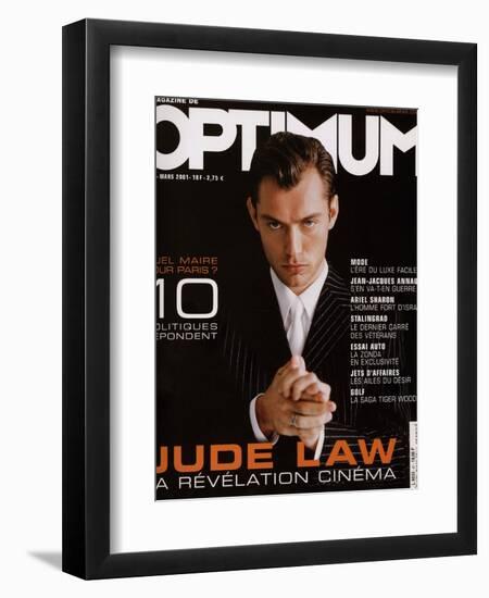 L'Optimum, March 2001 - Jude Law-Richard Phibbs-Framed Art Print