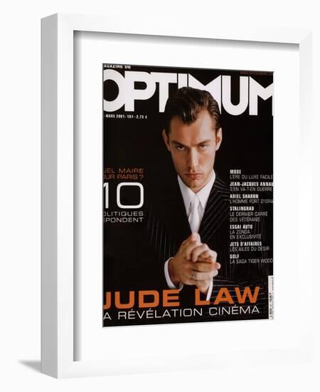 L'Optimum, March 2001 - Jude Law-Richard Phibbs-Framed Art Print