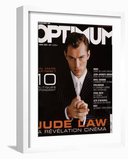 L'Optimum, March 2001 - Jude Law-Richard Phibbs-Framed Art Print