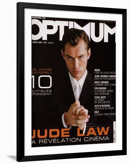 L'Optimum, March 2001 - Jude Law-Richard Phibbs-Framed Art Print