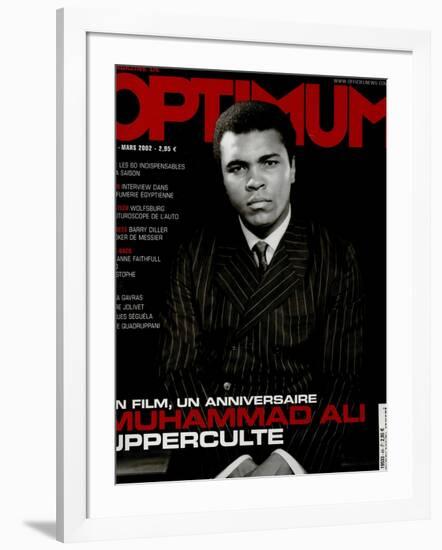 L'Optimum, March 2002 - Muhammad Ali-Yousuf Karsh-Framed Premium Giclee Print