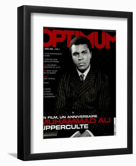 L'Optimum, March 2002 - Muhammad Ali-Yousuf Karsh-Framed Art Print