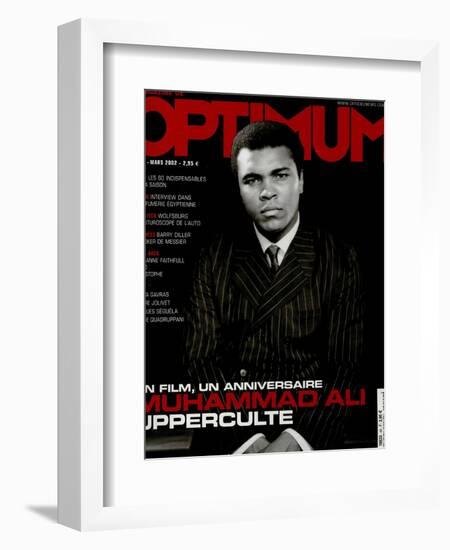 L'Optimum, March 2002 - Muhammad Ali-Yousuf Karsh-Framed Art Print