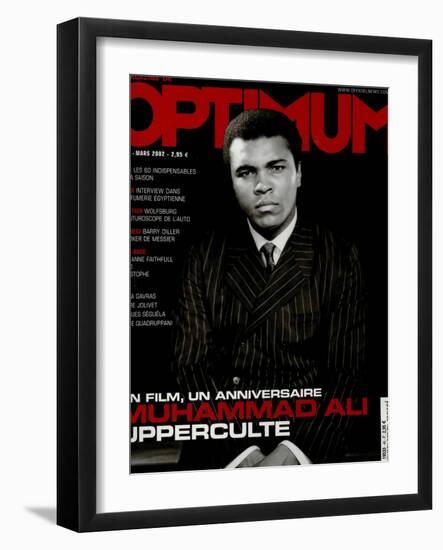 L'Optimum, March 2002 - Muhammad Ali-Yousuf Karsh-Framed Art Print