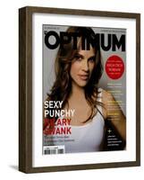 L'Optimum, March 2005 - Hilary Swank-Mark Abrahams-Framed Art Print