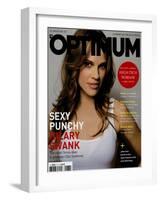 L'Optimum, March 2005 - Hilary Swank-Mark Abrahams-Framed Art Print