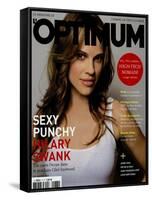 L'Optimum, March 2005 - Hilary Swank-Mark Abrahams-Framed Stretched Canvas