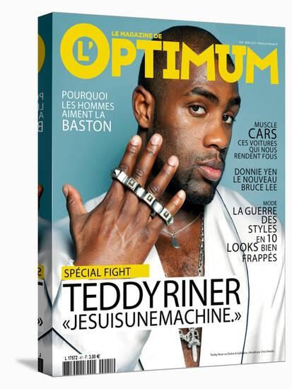 L'Optimum, March 2012 - Teddy Riner-Chris Heads-Stretched Canvas