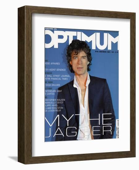 L'Optimum, November 2001 - Mick Jagger-Albert Sanchez-Framed Art Print