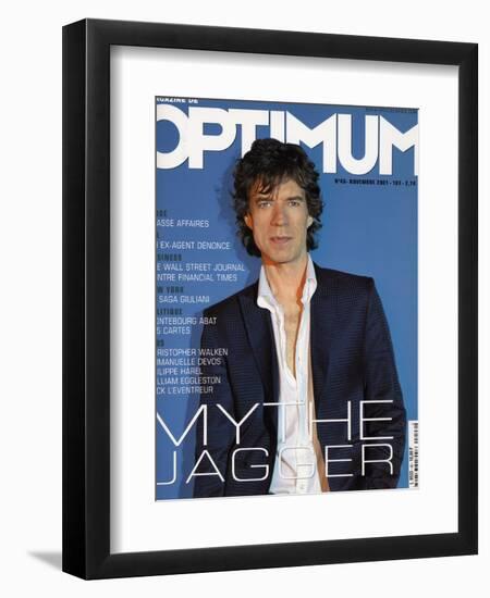 L'Optimum, November 2001 - Mick Jagger-Albert Sanchez-Framed Art Print