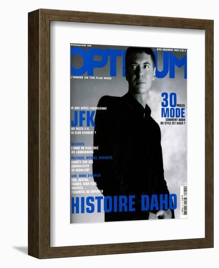 L'Optimum, November 2003 - etienne Daho, en Total Look Hedi Slimane pour Dior-Matthias Vriens-Framed Art Print