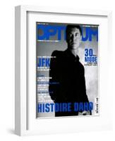 L'Optimum, November 2003 - etienne Daho, en Total Look Hedi Slimane pour Dior-Matthias Vriens-Framed Art Print