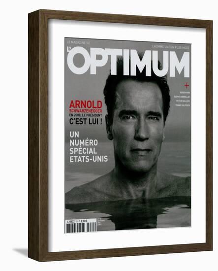 L'Optimum, November 2004 - Arnold Schwarzenegger-Eddie Adams-Framed Art Print