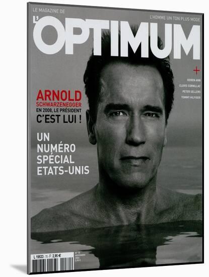 L'Optimum, November 2004 - Arnold Schwarzenegger-Eddie Adams-Mounted Art Print