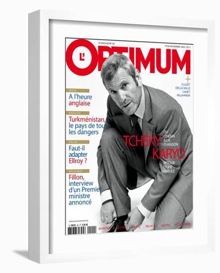 L'Optimum, November 2006 - Tchéky Karyoporte-Philippe Biancotto-Framed Art Print