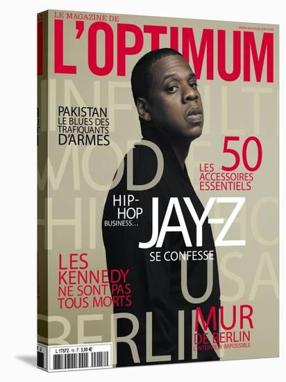 L'Optimum, November 2009 - Jay-Z-Patrick Swirc-Stretched Canvas