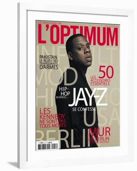 L'Optimum, November 2009 - Jay-Z-Patrick Swirc-Framed Art Print