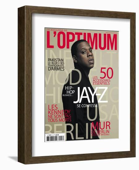 L'Optimum, November 2009 - Jay-Z-Patrick Swirc-Framed Art Print