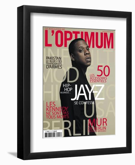 L'Optimum, November 2009 - Jay-Z-Patrick Swirc-Framed Art Print