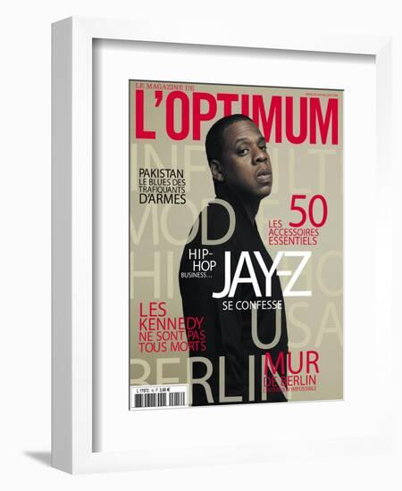 L'Optimum, November 2009 - Jay-Z-Patrick Swirc-Framed Art Print