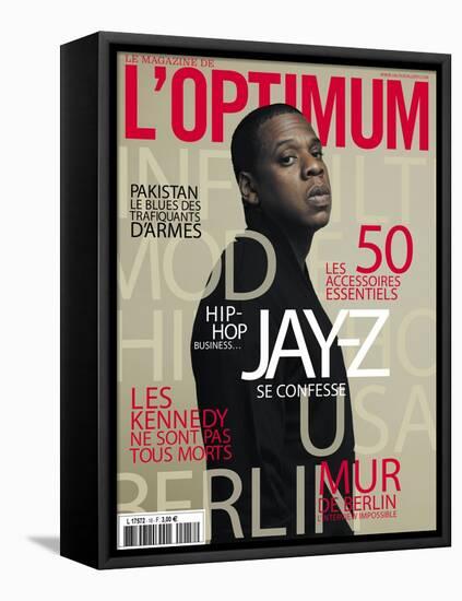 L'Optimum, November 2009 - Jay-Z-Patrick Swirc-Framed Stretched Canvas