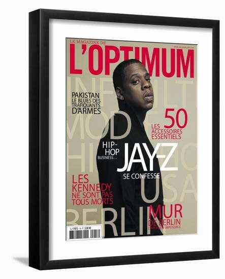 L'Optimum, November 2009 - Jay-Z-Patrick Swirc-Framed Art Print