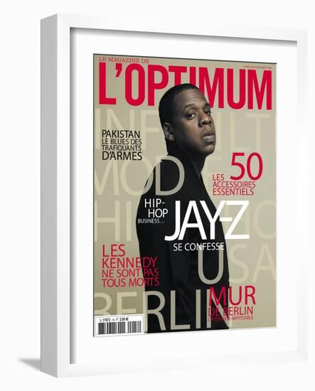 L'Optimum, November 2009 - Jay-Z-Patrick Swirc-Framed Art Print