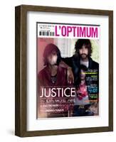 L'Optimum, November 2011 - Le Duo Justice, Xavier De Rosnay-Stefano Galuzzi-Framed Art Print