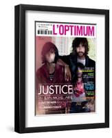 L'Optimum, November 2011 - Le Duo Justice, Xavier De Rosnay-Stefano Galuzzi-Framed Art Print