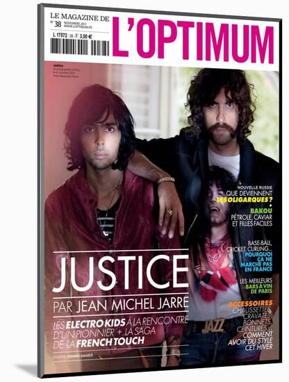 L'Optimum, November 2011 - Le Duo Justice, Xavier De Rosnay-Stefano Galuzzi-Mounted Art Print