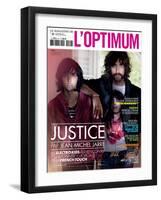 L'Optimum, November 2011 - Le Duo Justice, Xavier De Rosnay-Stefano Galuzzi-Framed Art Print