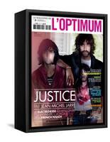 L'Optimum, November 2011 - Le Duo Justice, Xavier De Rosnay-Stefano Galuzzi-Framed Stretched Canvas