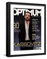 L'Optimum, October 2000 - Mathieu Kassovitz Est Habillé Par Ralph Lauren-Paul G. Chantrel-Framed Art Print