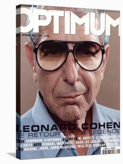 L'Optimum, October 2001 - Leonard Cohen-Michel Figuet-Stretched Canvas