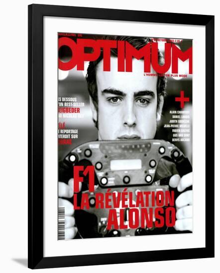 L'Optimum, October 2003 - Fernando Alonso-Andrea Klarin-Framed Art Print