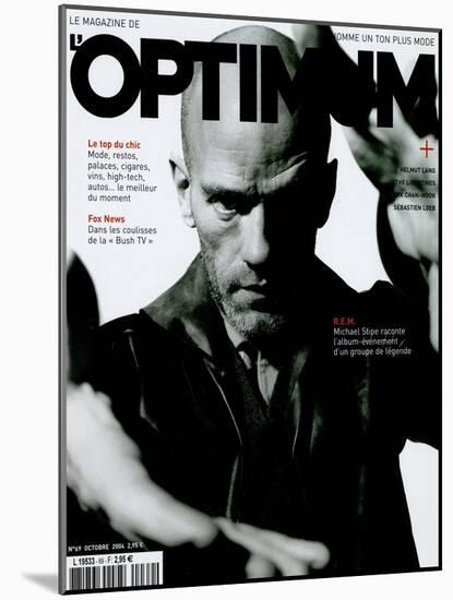 L'Optimum, October 2004 - Michael Stipe-Jérôme Schlomoff-Mounted Art Print