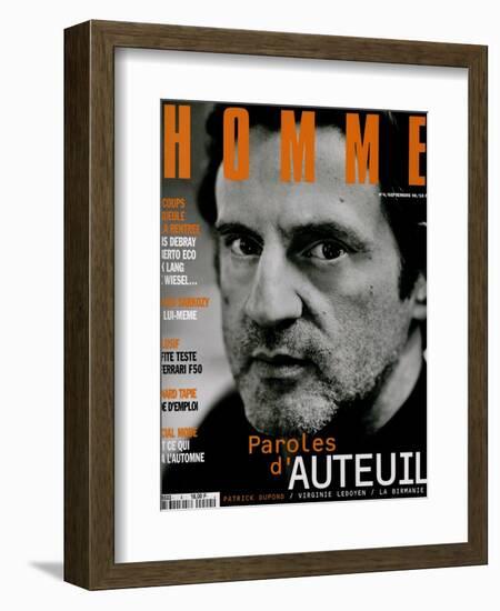 L'Optimum, September 1996 - Daniel Auteuil-Marcel Hartmann-Framed Art Print