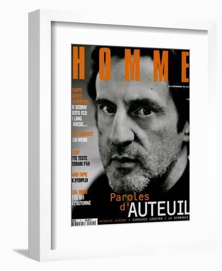 L'Optimum, September 1996 - Daniel Auteuil-Marcel Hartmann-Framed Art Print