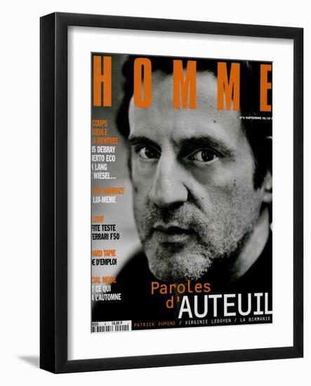 L'Optimum, September 1996 - Daniel Auteuil-Marcel Hartmann-Framed Art Print