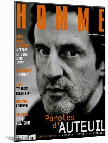 L'Optimum, September 1996 - Daniel Auteuil-Marcel Hartmann-Mounted Art Print