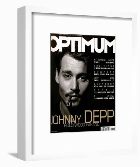 L'Optimum, September 1999 - Johhny Depp-Patrick Swirc-Framed Art Print