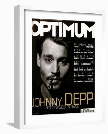 L'Optimum, September 1999 - Johhny Depp-Patrick Swirc-Framed Art Print