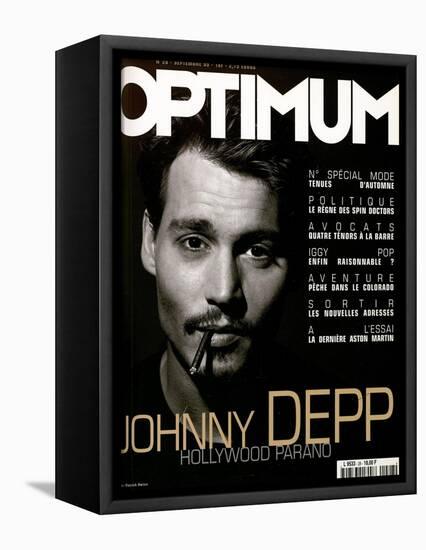 L'Optimum, September 1999 - Johhny Depp-Patrick Swirc-Framed Stretched Canvas