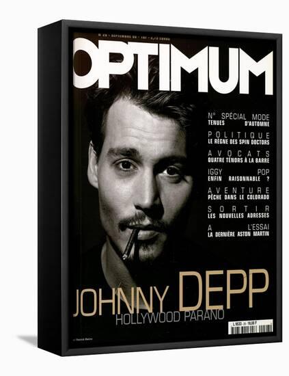 L'Optimum, September 1999 - Johhny Depp-Patrick Swirc-Framed Stretched Canvas